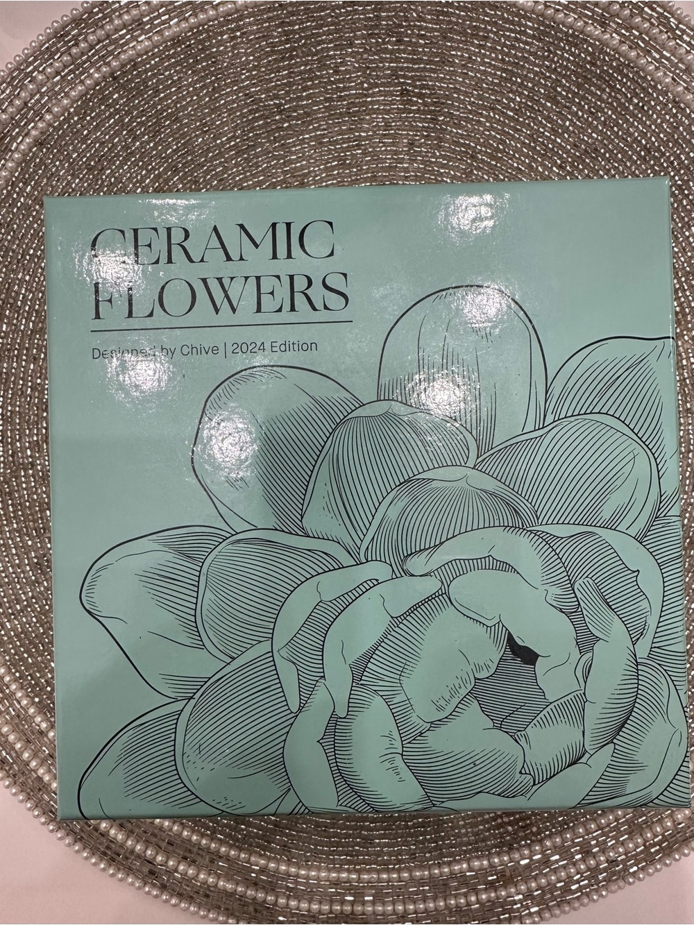 Ceramic Flowers Coastal Collection Wall Art - Cream Illustration - Picture 7 of 10